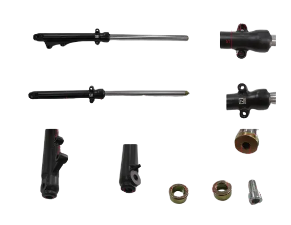 BARRAS TELESCOPICAS I/D NEGRA - DISCO PULSAR 135LSL (T: 723 mm -ØT:30 mm - ØE:12,1 mm)
