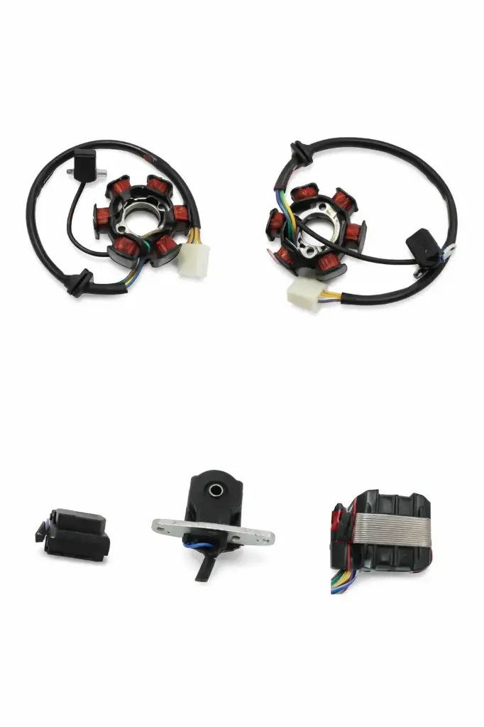 BOBINA DE CORONILLA 4 PIN XY125-30A 2016 (6 MODULOS - 2 HUECOS - 1 PULSER) 