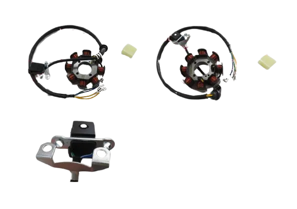 BOBINA DE CORONILLA 4 PIN CG200 XY200GY6 2011 / FACTORY AK47 (8 MODULOS - 3 HUECOS - 2 PULSER) 