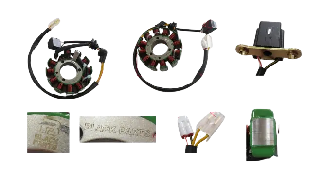 BOBINA DE CORONILLA 4 PIN PULSAR 200NS 2013-2017 (12 MODULOS - 3 HUECOS - 2 PULSER) 