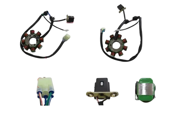 BOBINA DE CORONILLA 5 PIN  PULSAR 135LS (8 MODULOS - 2 HUECOS - 2 PULSER )