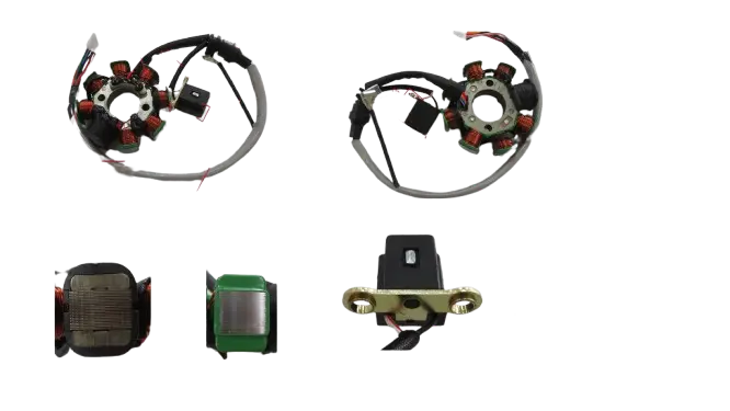 BOBINA DE CORONILLA 7 PIN  BOXER 150 2012-2019 (8 MODULOS - 2 HUECOS - 2 PULSER) 