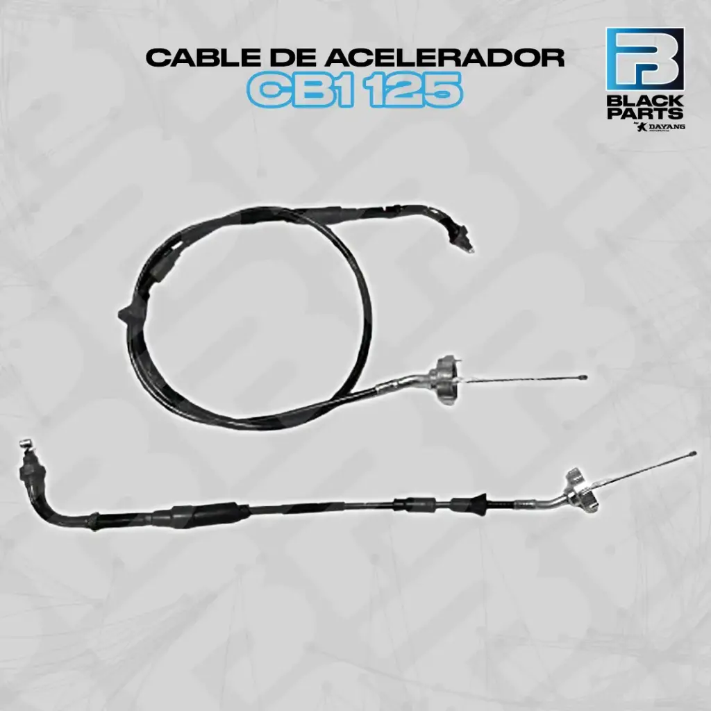 CABLE DE ACELERADOR  CB1 125 (LT: 1060 mm) 