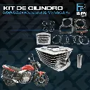KIT DE CILINDRO (INCLUYE KIT DE PISTÓN, CILINDRO+JUNTA+ANILLO+PIN) CG200 - 200CC 