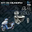 KIT DE CILINDRO (INCLUYE KIT DE PISTÓN, CILINDRO+JUNTA+ANILLO+PIN) GY6150 