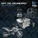 KIT DE CILINDRO (INCLUYE KIT DE PISTÓN, CILINDRO+JUNTA+ANILLO+PIN) QM200GY 