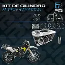 KIT DE CILINDRO (INCLUYE KIT DE PISTÓN, CILINDRO+JUNTA+ANILLO+PIN) CB250 - SKR250S - FACTORY AK47- FACTORY T4