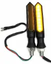 GUIA DIRECCIONAL LED SECUENCIAL TIPO BARRA LUZ AMARILLO - BLANCO
