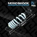 AMORTIGUADOR CENTRAL MONOSHOCK CENTRAL BROSS 200 (NEGRO CON RESORTE BLANCO  LT: 340 mm)