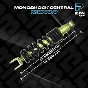 AMORTIGUADOR CENTRAL MONOSHOCK CENTRAL XY200GY6  2011 (DORADO CON RESORTE NEGRO  LT: 380 mm)