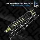 AMORTIGUADOR CENTRAL MONOSHOCK CENTRAL DY250  SCORPION 2020 (DORADO CON RESORTE NEGRO LT: 407 mm)
