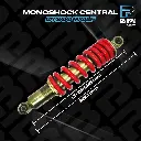 AMORTIGUADOR CENTRAL MONOSHOCK CENTRAL DY200 WOLF  (DORADO CON RESORTE ROJO LT: 360 mm)