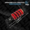 AMORTIGUADOR CENTRAL MONOSHOCK CENTRALXY200 II NINJA (NEGRO CON RESORTE ROJO LT: 270 mm)