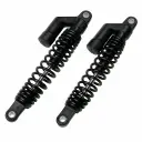 AMORTIGUADOR POSTERIOR PULSAR 135LS (PAR) (NEGRO CON RESORTE NEGRO LT: 400 mm)