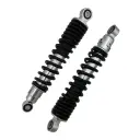 AMORTIGUADOR POSTERIOR I/D XY150 UTILITARIA (CROMADO CON RESORTE NEGRO  LT: 335 mm)  