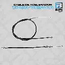 CABLE DE ACELERADOR  XR250 TORNADO 2012 (LT: 1080 mm / 1065 mm)