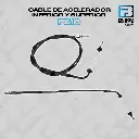 CABLE DE ACELERADOR INFERIOR Y SUPERIOR  FZ16 2013 (LT.INF: 955 mm - LT.SUP: 990 mm)
