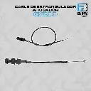 CABLE DE ESTRANGULADOR  AHOGADOR  GY200 (LT: 845 mm )